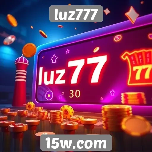 Experiência do usuário no site Luz777